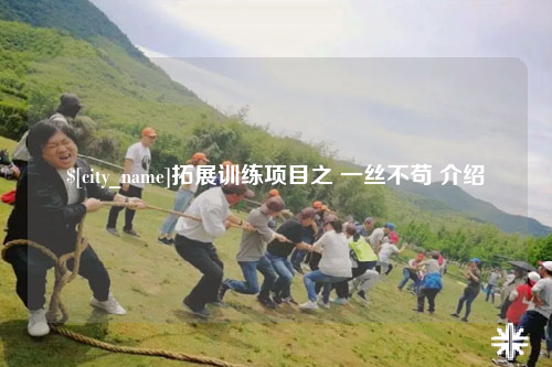 揭阳拓展训练项目之 一丝不苟 介绍